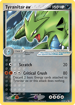 Tyranitar EX 17/17 Pokémon card from POP 1 for sale at best price