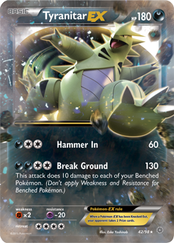Tyranitar EX 42/98 Pokémon card from Ancient Origins for sale at best price