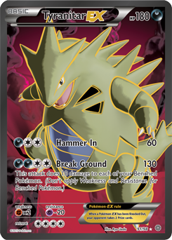 Tyranitar EX 91/98 Pokémon card from Ancient Origins for sale at best price