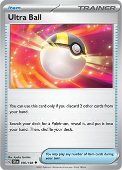 Ultra Ball 196/198 Pokémon card from Scarlet & Violet for sale at best price
