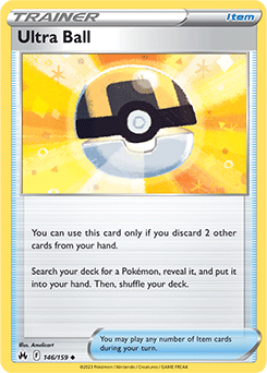 Ultra Ball 146/159 Pokémon card from Crown Zenith for sale at best price