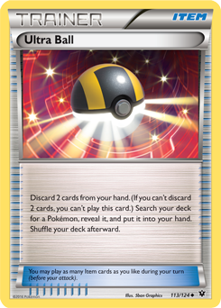 Ultra Ball 113/124 Pokémon card from Fates Collide for sale at best price