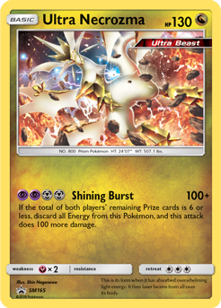 Ultra Necrozma SM165 Pokémon card from Sun and Moon Promos for sale at best price