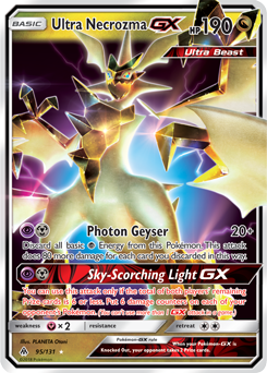 Ultra Necrozma GX 95/131 Pokémon card from Forbidden Light for sale at best price