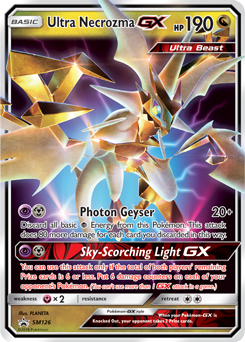 Ultra Necrozma GX SM126 Pokémon card from Sun and Moon Promos for sale at best price