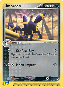 Carte Pokémon Noctali 24/100 de la série Ex Tempête de Sable en vente au meilleur prix