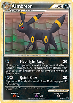 Umbreon 10/90 Pokémon card from Undaunted for sale at best price