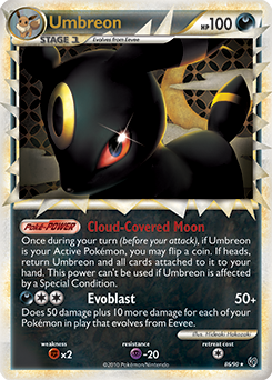 Umbreon 86/90 Pokémon card from Undaunted for sale at best price