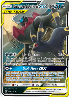 Umbreon Darkrai GX 125/236 Pokémon card from Unified Minds for sale at best price