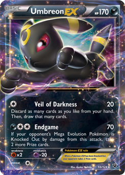 Umbreon EX 55/124 Pokémon card from Fates Collide for sale at best price