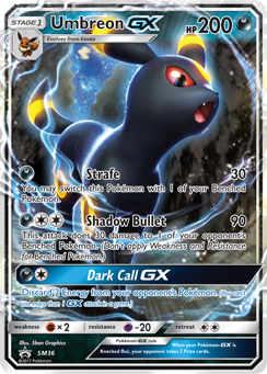 Umbreon GX SM36 Pokémon card from Sun and Moon Promos for sale at best price
