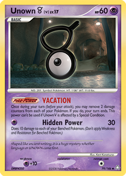 Unown V 79/146 Pokémon card from Legends Awakened for sale at best price