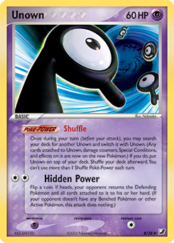 Unown R/28 Pokémon card from Ex Unseen Forces for sale at best price