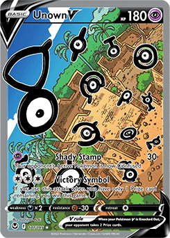 Unown V 177/195 Pokémon card from Silver Tempest for sale at best price