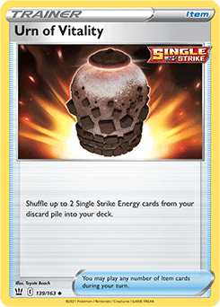 Urn of Vitality 139/163 Pokémon card from Battle Styles for sale at best price