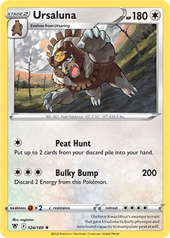 Ursaluna 124/189 Pokémon card from Astral Radiance for sale at best price