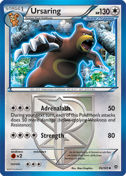 Ursaring 76/101 Pokémon card from Plasma Blast for sale at best price