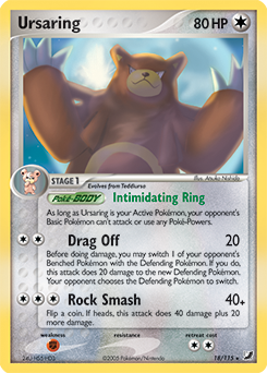 Ursaring 18/115 Pokémon card from Ex Unseen Forces for sale at best price