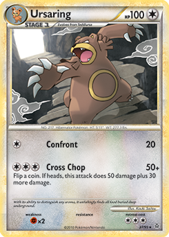 Ursaring 27/95 Pokémon card from Unleashed for sale at best price