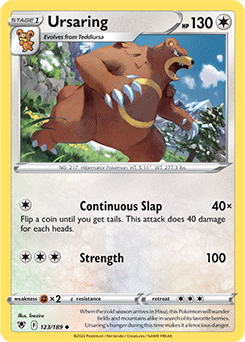 Ursaring 123/189 Pokémon card from Astral Radiance for sale at best price