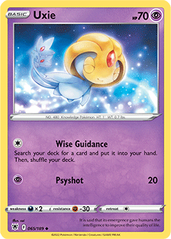 Uxie 065/189 Pokémon card from Astral Radiance for sale at best price