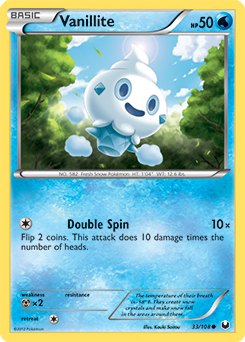 Vanillite 33/108 Pokémon card from Dark Explorers for sale at best price