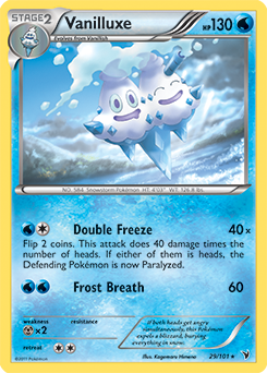 Vanilluxe 29/101 Pokémon card from Noble Victories for sale at best price
