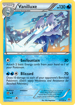 Vanilluxe 37/135 Pokémon card from Plasma Storm for sale at best price