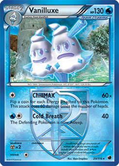 Vanilluxe 29/116 Pokémon card from Plasma Freeze for sale at best price