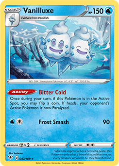 Vanilluxe 47/189 Pokémon card from Darkness Ablaze for sale at best price