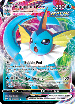 Vaporeon VMAX 30/203 Pokémon card from Evolving Skies for sale at best price