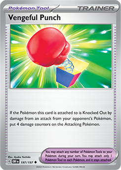 Vengeful Punch 197/197 Pokémon card from Obsidian Flames for sale at best price