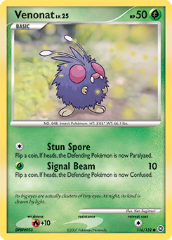 Venonat 116/132 Pokémon card from Secret Wonders for sale at best price