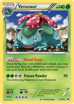 Venusaur 3/108 Pokémon card from Dark Explorers for sale at best price