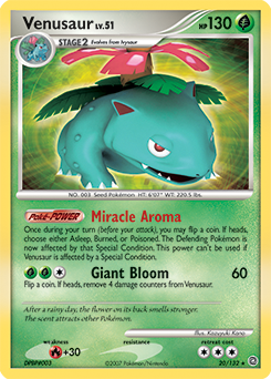 Venusaur 20/132 Pokémon card from Secret Wonders for sale at best price