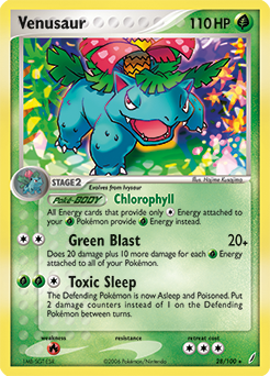 Carte Pokémon Florizarre 28/100 de la série Ex Gardiens de Cristal en vente au meilleur prix