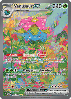 Venusaur ex 198/165 Pokémon card from 151 for sale at best price