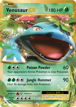 Venusaur EX 1/108 Pokémon card from Evolutions for sale at best price