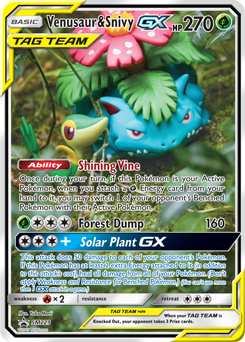 Venusaur Snivy GX SM229 Pokémon card from Sun and Moon Promos for sale at best price