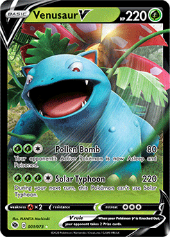 Venusaur V 001/073 Pokémon card from Champion s Path for sale at best price