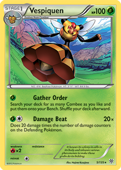 Vespiquen 5/135 Pokémon card from Plasma Storm for sale at best price