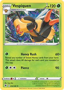 Vespiquen 012/189 Pokémon card from Astral Radiance for sale at best price