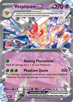 Vespiquen ex 96/197 Pokémon card from Obsidian Flames for sale at best price