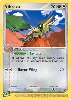 Vibrava 46/97 Pokémon card from Ex Dragon for sale at best price