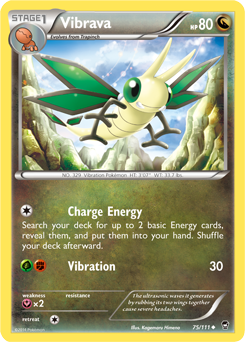Vibrava 75/111 Pokémon card from Furious Fists for sale at best price