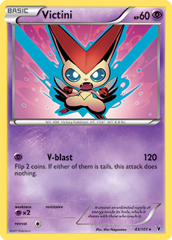 Victini 43/101 Pokémon card from Noble Victories for sale at best price
