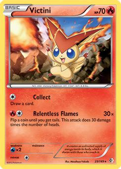 Victini 23/149 Pokémon card from Boundaries Crossed for sale at best price
