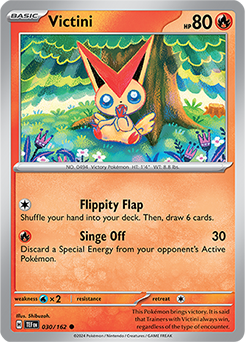 Victini 30/162 Pokémon card from Temporal Forces for sale at best price