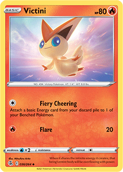 Victini 36/264 Pokémon card from Fusion Strike for sale at best price