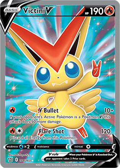 Victini V 144/163 Pokémon card from Battle Styles for sale at best price